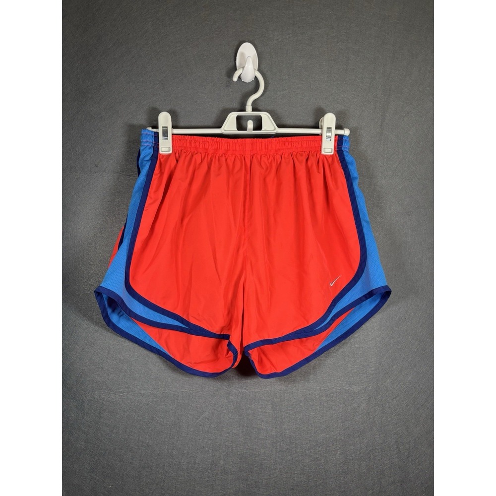 Nike Dri-Fit Men's Running Shorts Red Blue L Lightweight Breathable Athletic